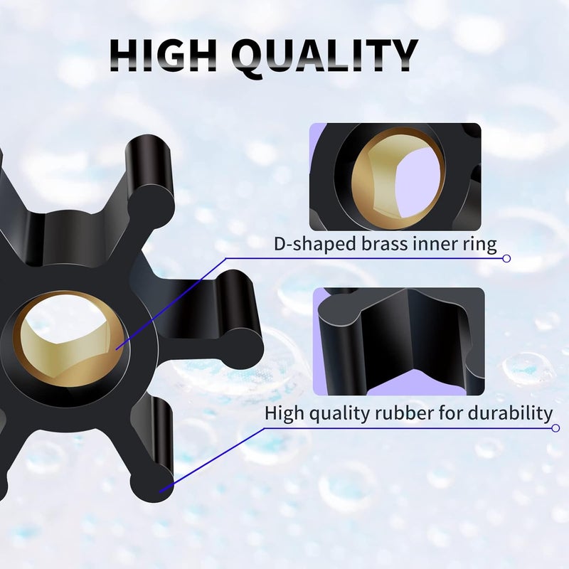 Vanshly 2 Pack Utility Pump Replacement Impeller for Utility Water Transfer Pumps, Water Pump Impeller Compatible with Trupow Model PAS-30 and PDS-30, - Image 5